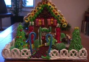 Notice the trees designed by Myra.