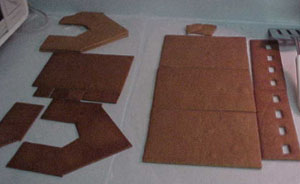Then the pieces cooled on wax paper.