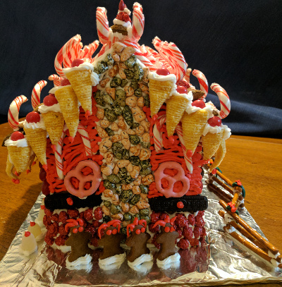 Chimney and icing walls.