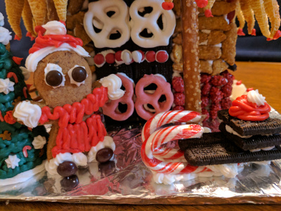 Santa with his sleigh. What do you think the bag of toys looks like?