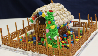 Femi's house - doesn't it have a great fence?!