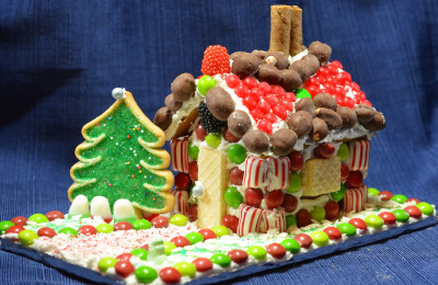 Angelica's house. We had cookie trees this year which allowed more people to have trees for their yards.