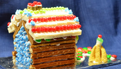 Pretzels give a great look. Check out the creative yard.