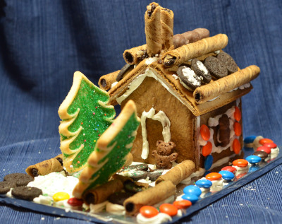 Terence's kids enojyed making this house.